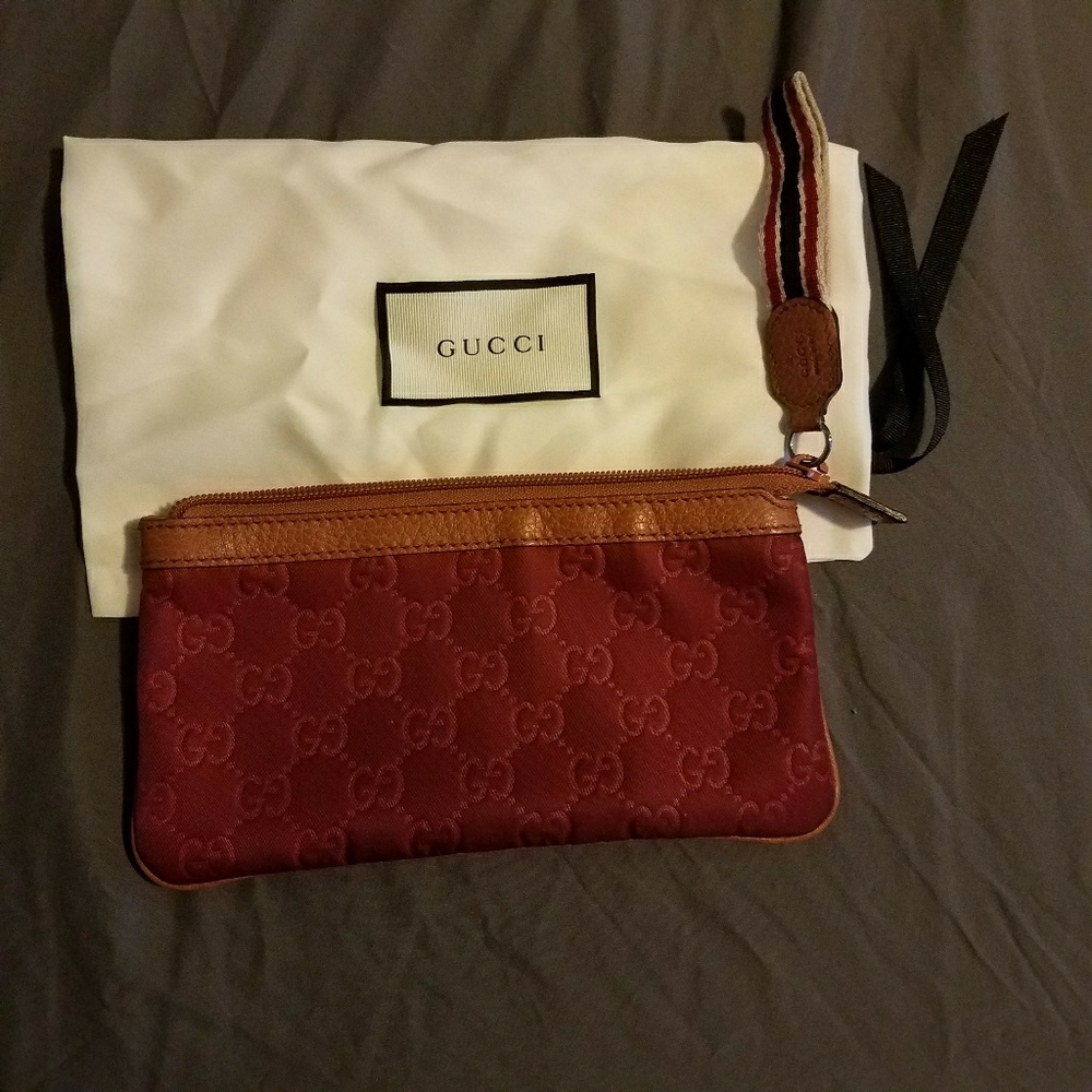 Authentic Gucci cosmetic case